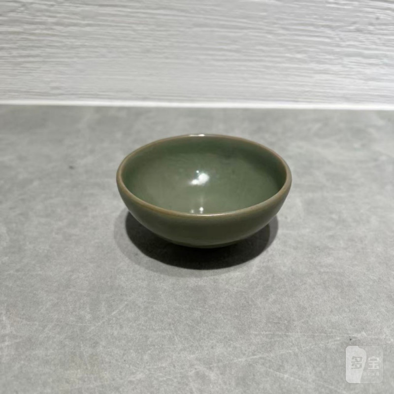 明代 青釉敛口杯